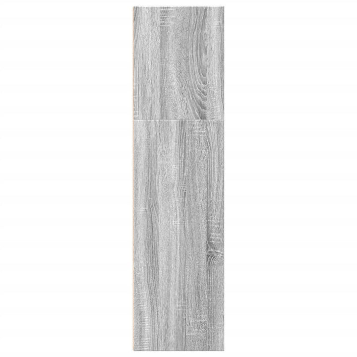 bogreol 40x30x114 cm konstrueret træ grå sonoma-eg
