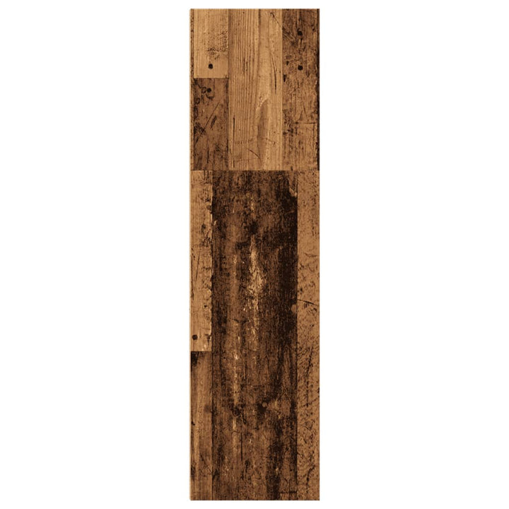 bogreol 40x30x114 cm konstrueret træ antikt træ