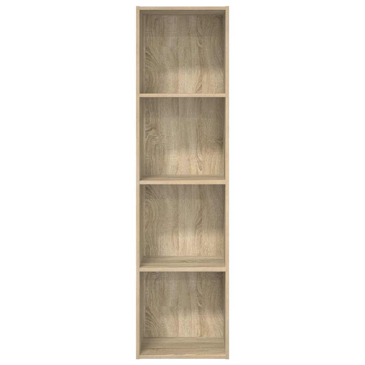 bogreol 40x30x152 cm konstrueret træ sonoma-eg