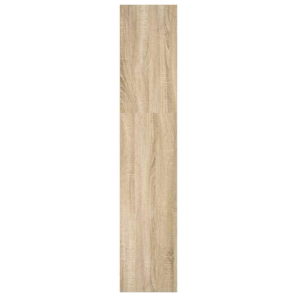 bogreol 40x30x152 cm konstrueret træ sonoma-eg
