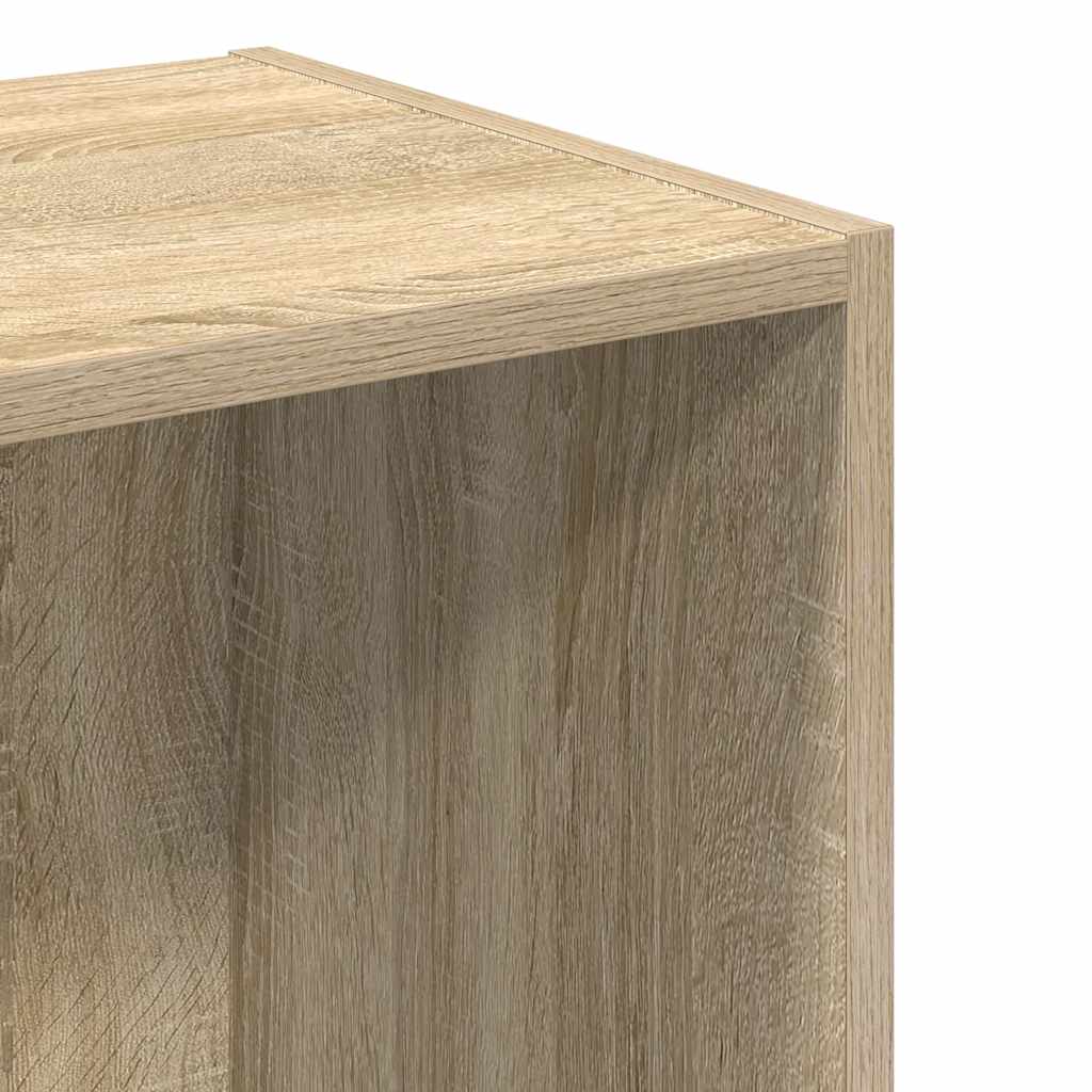 bogreol 40x30x152 cm konstrueret træ sonoma-eg