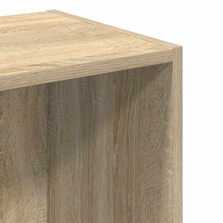 bogreol 40x30x152 cm konstrueret træ sonoma-eg