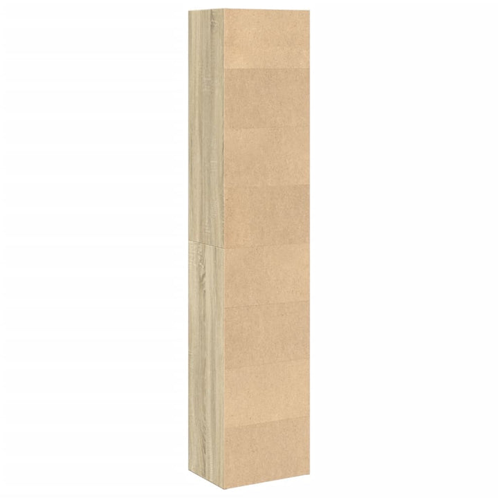 bogreol 40x30x189 cm konstrueret træ sonoma-eg