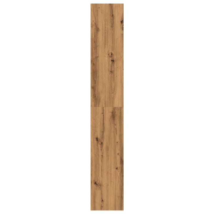 bogreol 40x30x189 cm konstrueret træ kunsteg