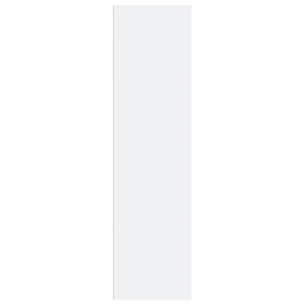 bogreol 60x30x114 cm konstrueret træ hvid