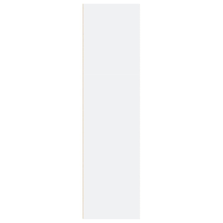 bogreol 60x30x114 cm konstrueret træ hvid
