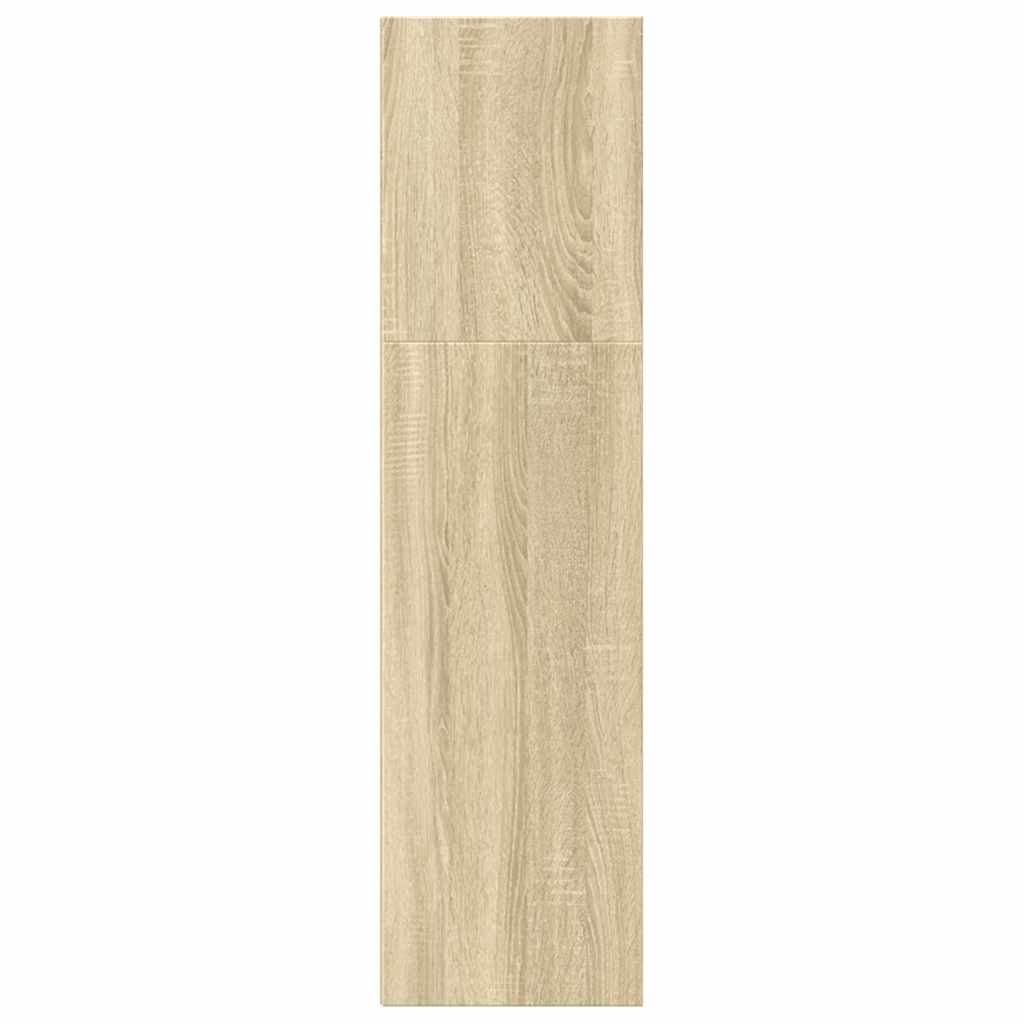 bogreol 60x30x114 cm konstrueret træ sonoma-eg