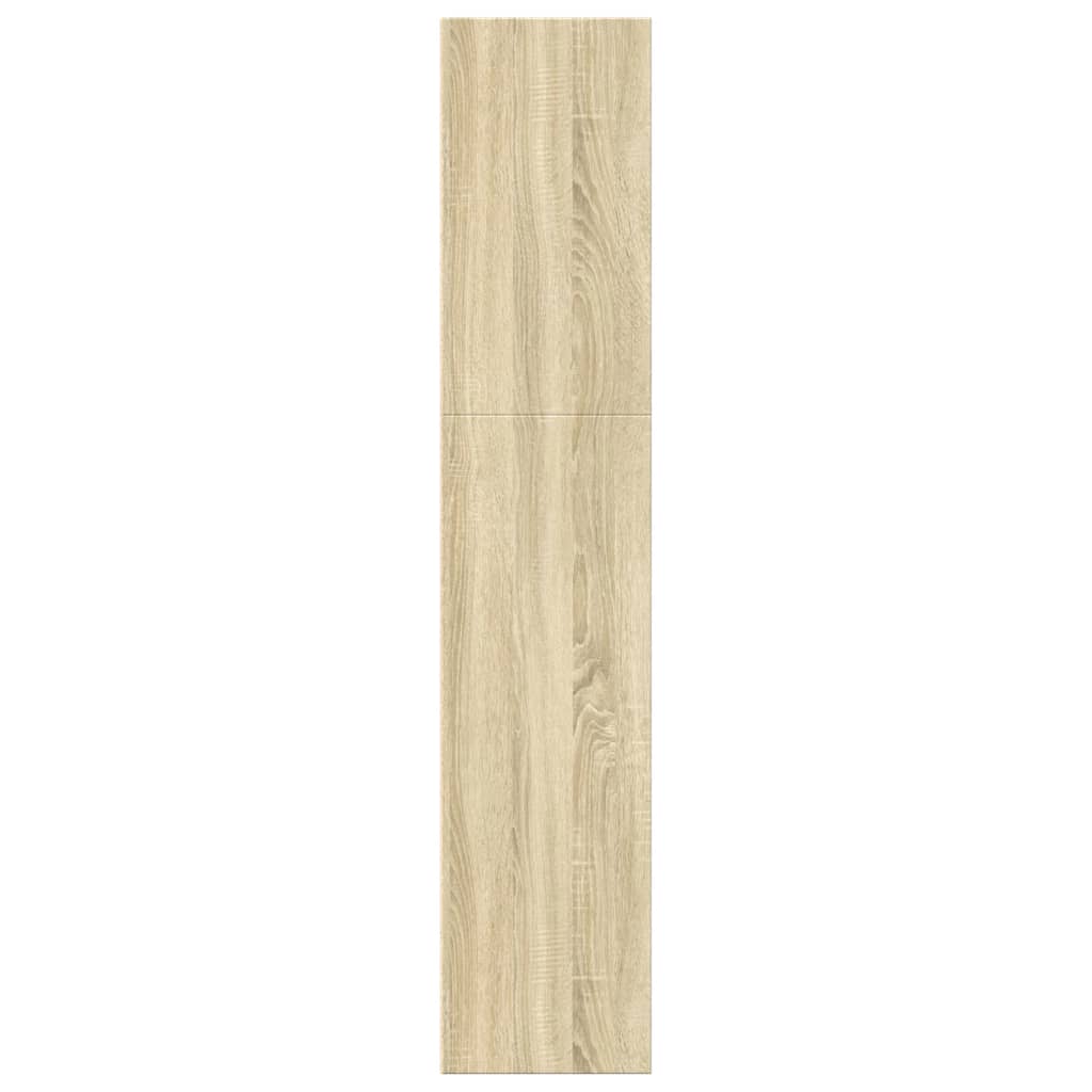 bogreol 60x30x152 cm konstrueret træ sonoma-eg