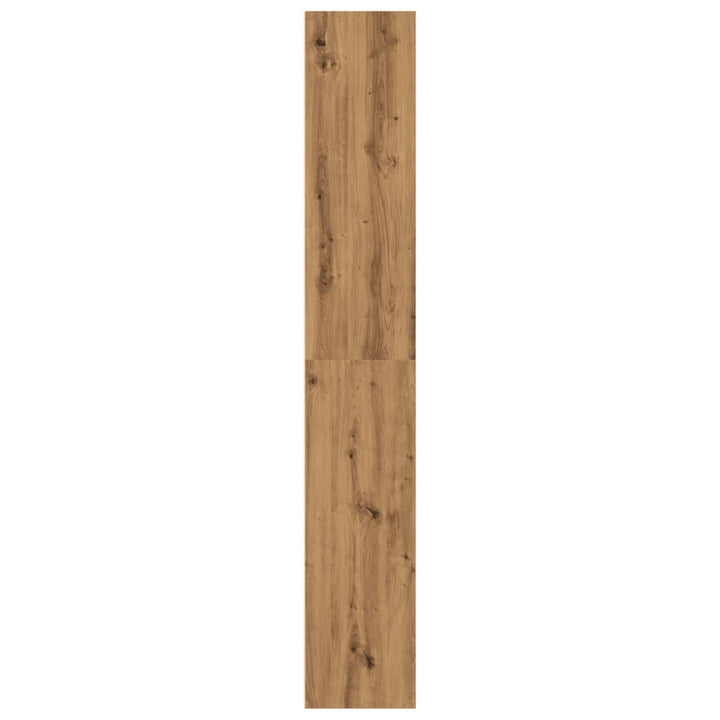 bogreol 60x30x189 cm konstrueret træ gammelt eg