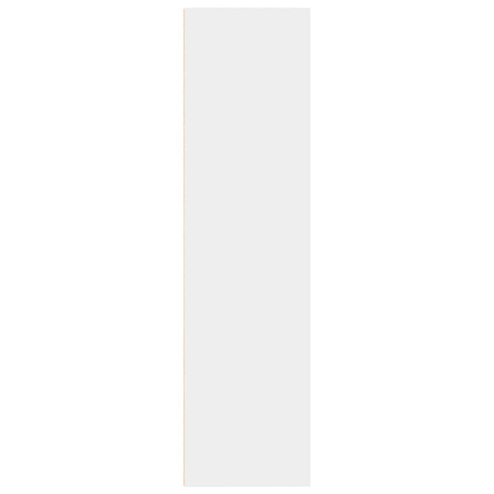 bogreol 80x30x114 cm konstrueret træ hvid