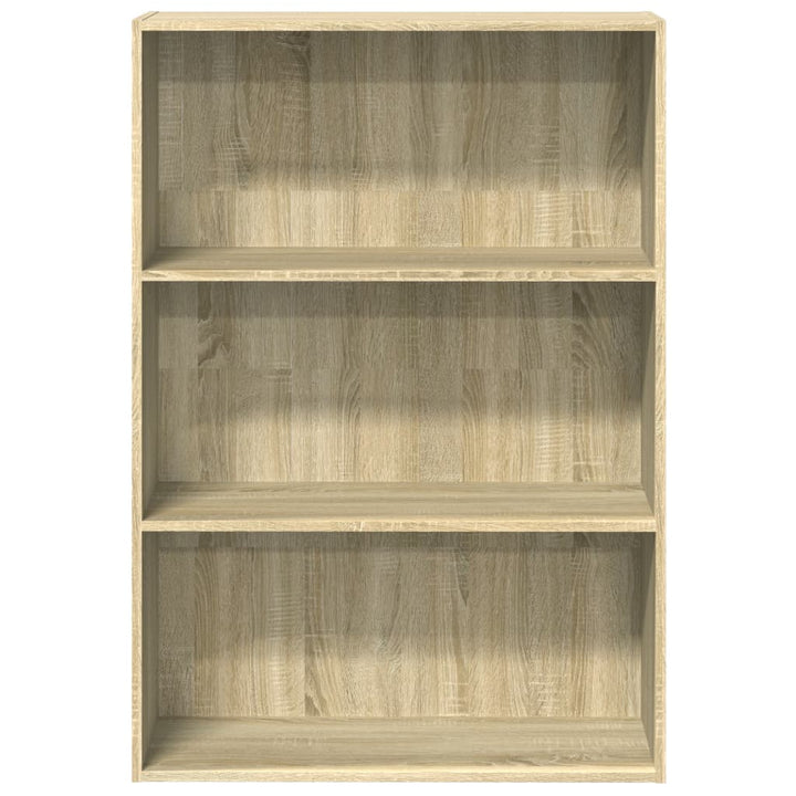 bogreol 80x30x114 cm konstrueret træ sonoma-eg