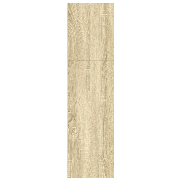bogreol 80x30x114 cm konstrueret træ sonoma-eg