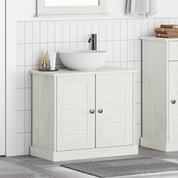 Vaskeskab VIGO Hvid og antik hvid 68 x 34 x 59 cm