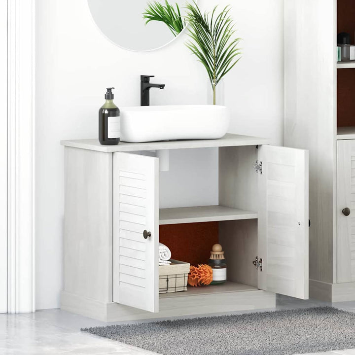 Vaskeskab VIGO Hvid og antik hvid 68 x 34 x 59 cm
