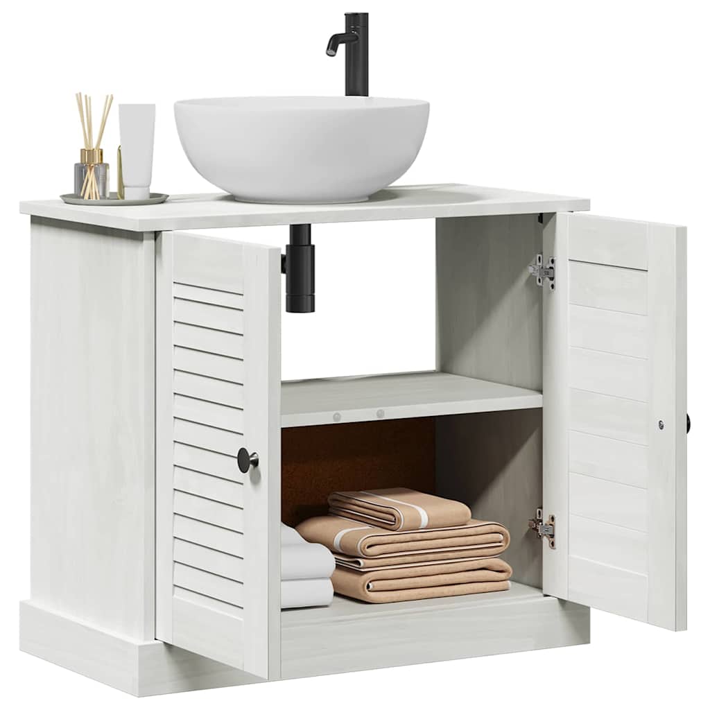 Vaskeskab VIGO Hvid og antik hvid 68 x 34 x 59 cm