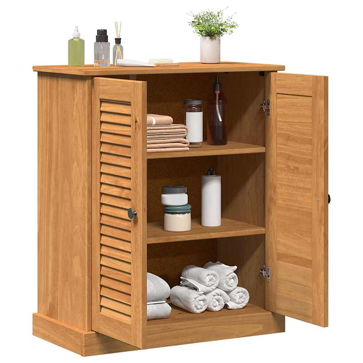 Badeværelsesskab VIGO Brun og honningbrun 68 x 34 x 80 cm