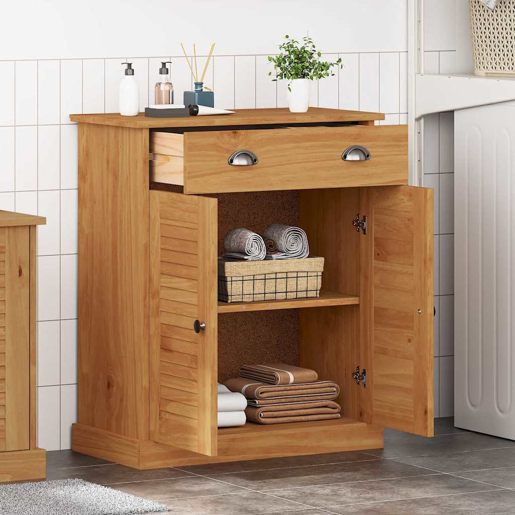 Badeværelsesskab VIGO Brun og honningbrun 68 x 34 x 80 cm