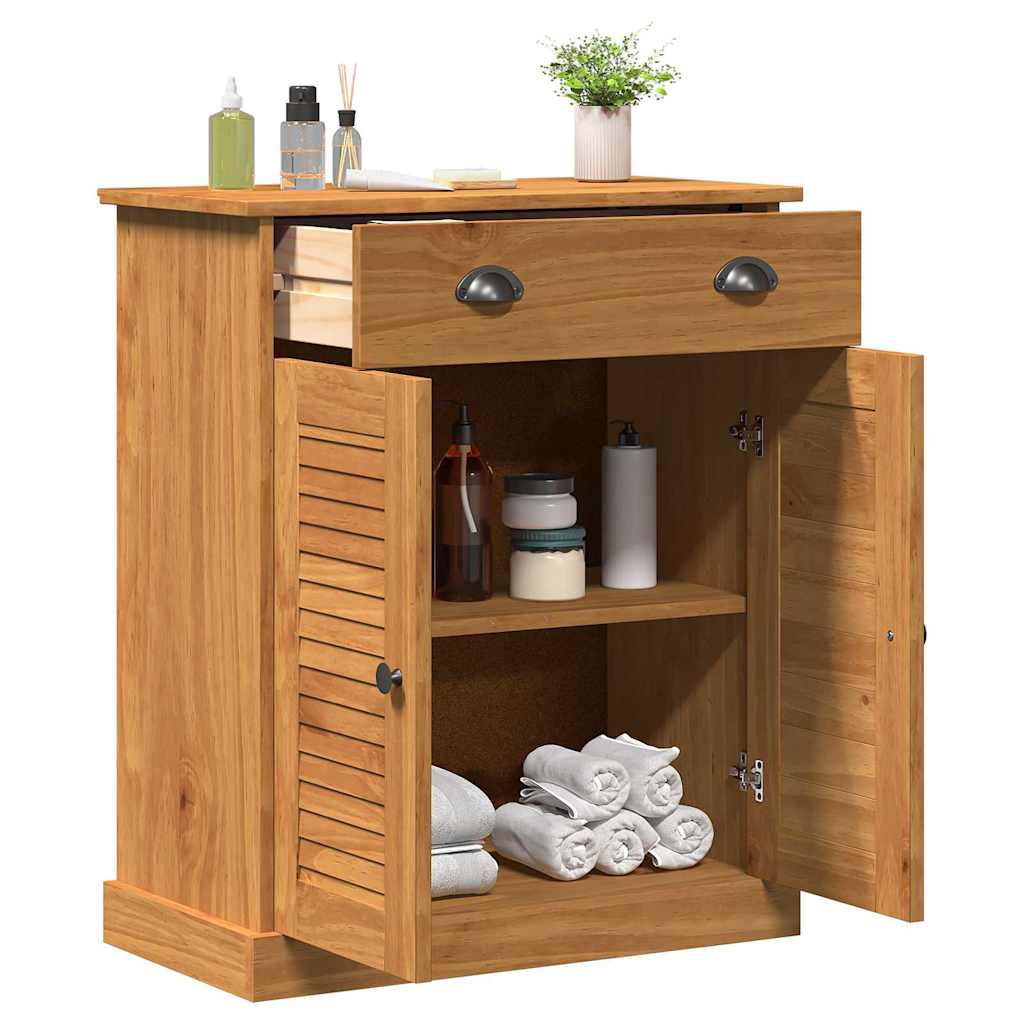 Badeværelsesskab VIGO Brun og honningbrun 68 x 34 x 80 cm