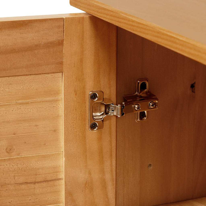 Badeværelsesskab VIGO Brun og honningbrun 68 x 34 x 110 cm