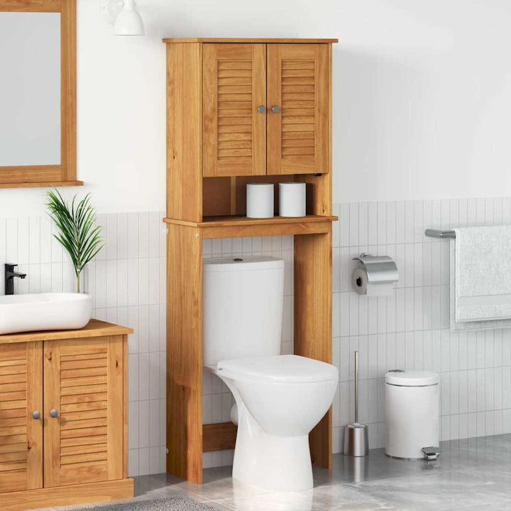 Toilet Skab VIGO Brun og honningbrun 60 x 27 x 161 cm