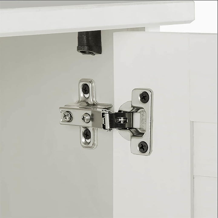 Vaskemaskineskab VIGO Hvid og antik hvid 72,5 x 27 x 161 cm
