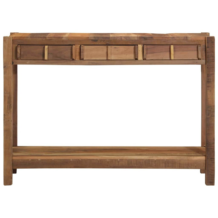 Konsolbord med skuffe Brun 107 x 33 x 76 cm Solid genbrugs træ