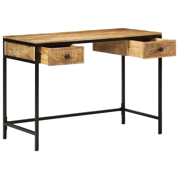 Skrivebord Brun 105 x 50 x 75 cm Massiv mango træ og metal