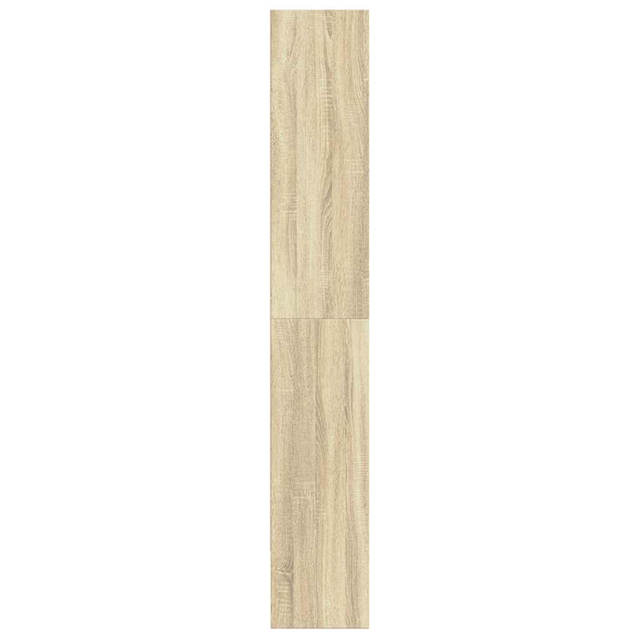 bogreol 80x30x189 cm konstrueret træ sonoma-eg