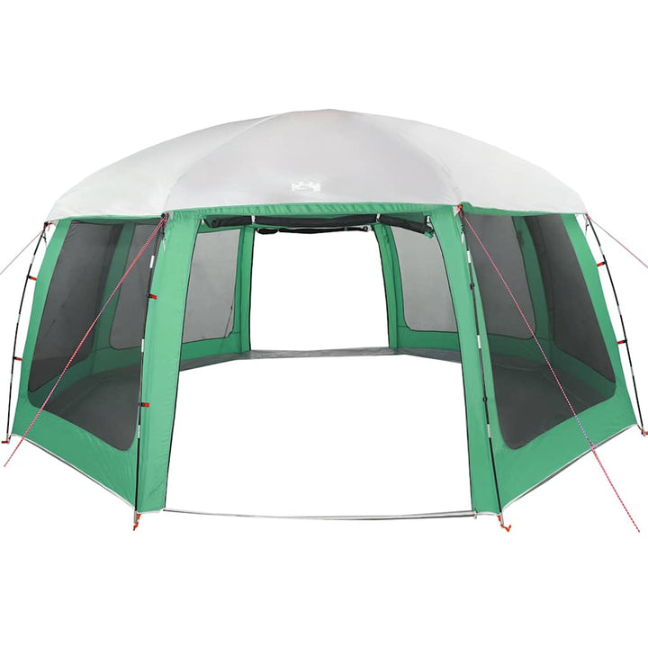pooltelt med aftagelig flue og netvægge 690x690 cm havgrøn