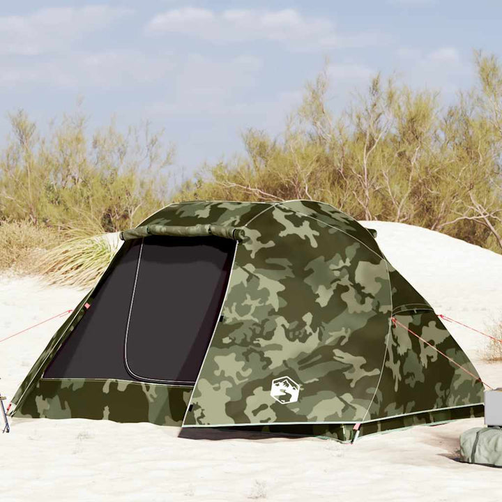 5-personers fisketelt vandtæt camouflage