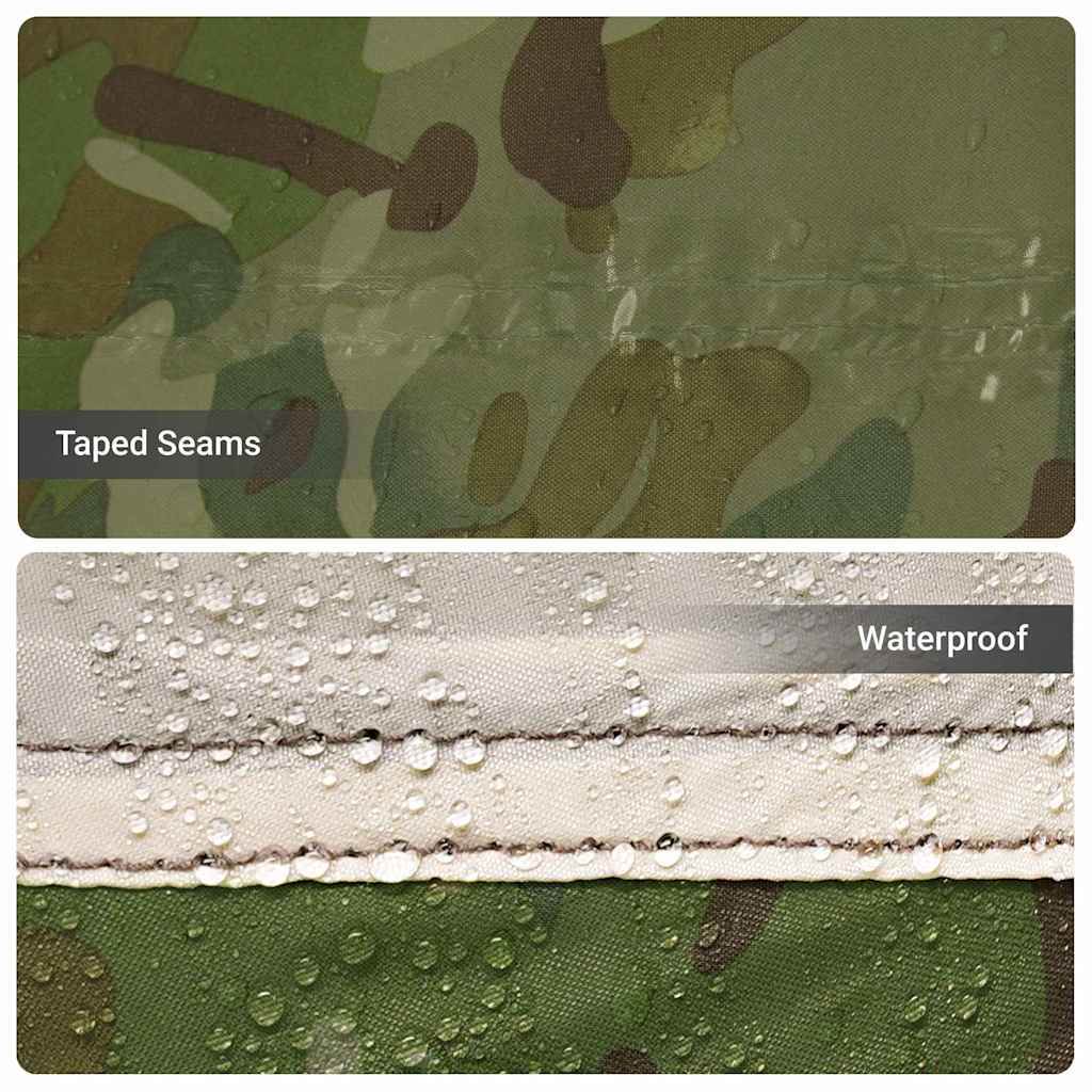 Fisketelt Camouflage 514 x 465 x 187 cm Polyester og Fiberglass