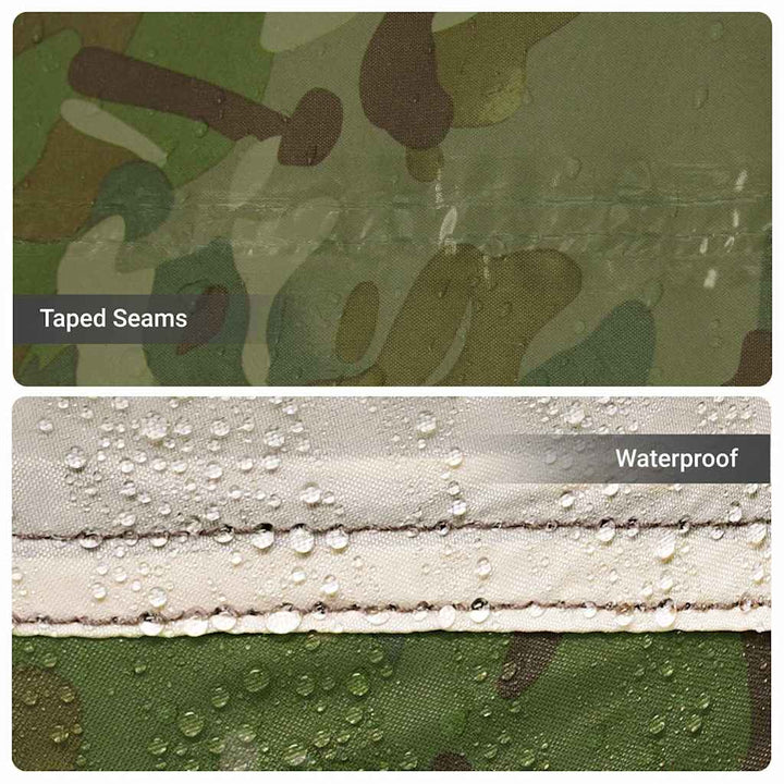 Fisketelt Camouflage 514 x 465 x 187 cm Polyester og Fiberglass
