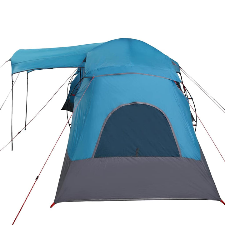Familietelt med tag Blå og grå 721 x 335 x 212 cm