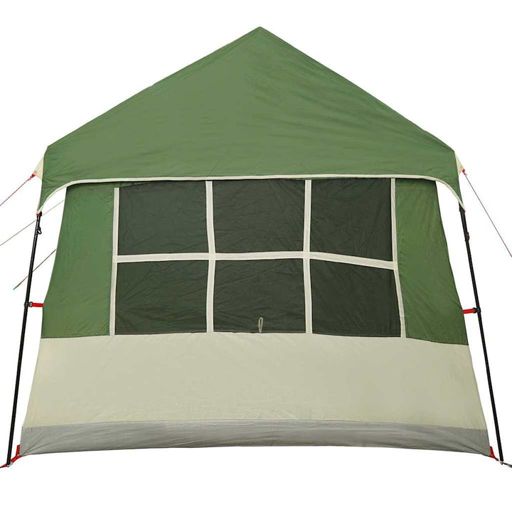 Familietelt Grøn og beige 622 x 295 x 238 cm Polyester og Stål