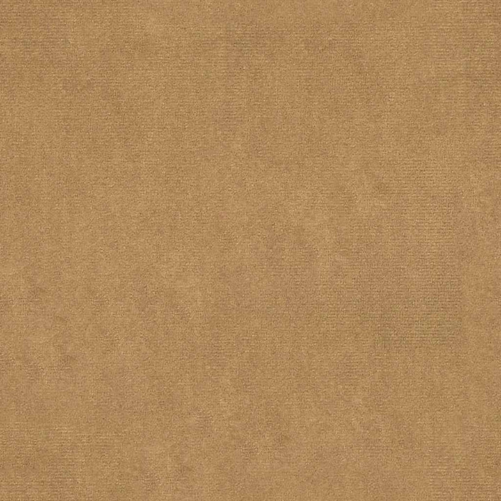 lænestol med fodskammel fløjl brun