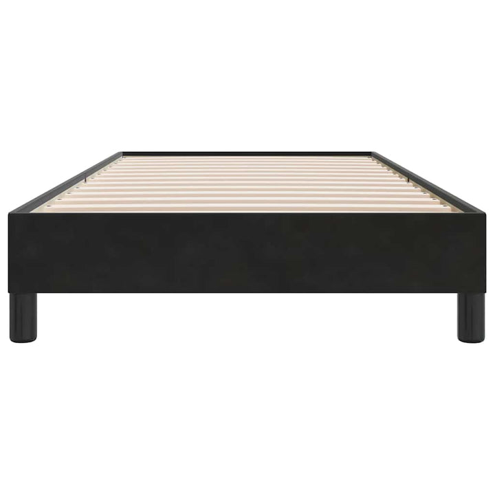 kontinentalseng uden madras 80x210 cm fløjl sort