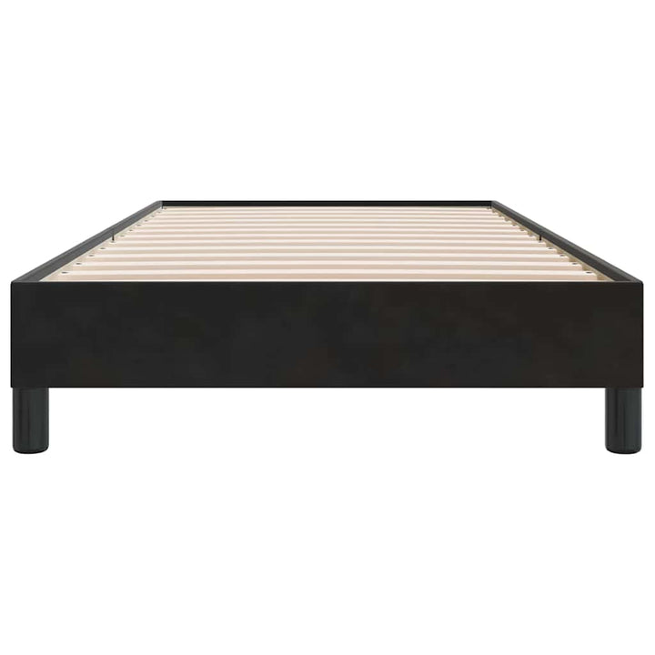 kontinentalseng uden madras 90x210 cm fløjl sort