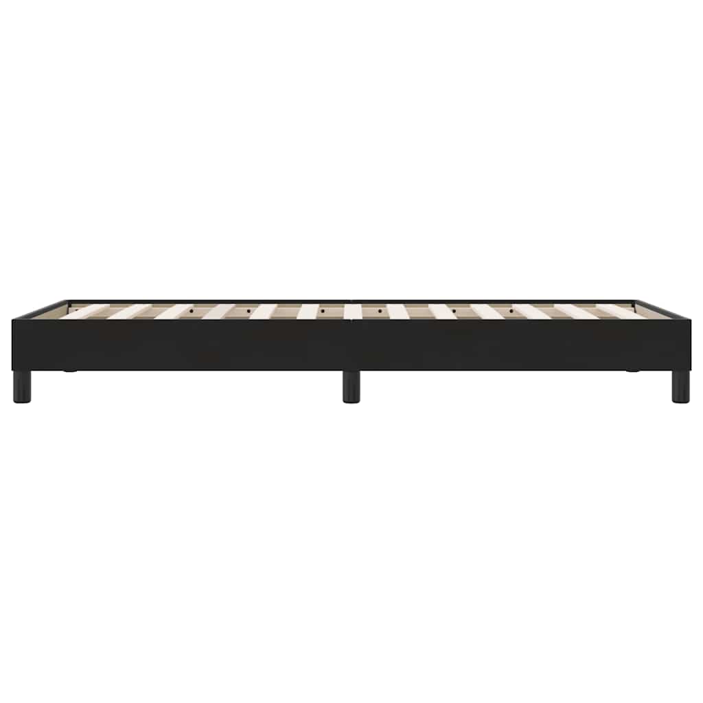 kontinentalseng uden madras 90x210 cm fløjl sort