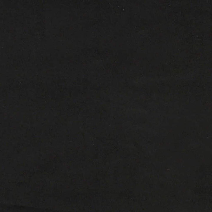 kontinentalseng uden madras 90x210 cm fløjl sort