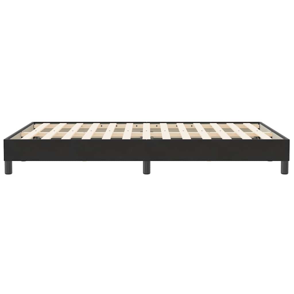 kontinentalseng uden madras 120x210 cm fløjl sort