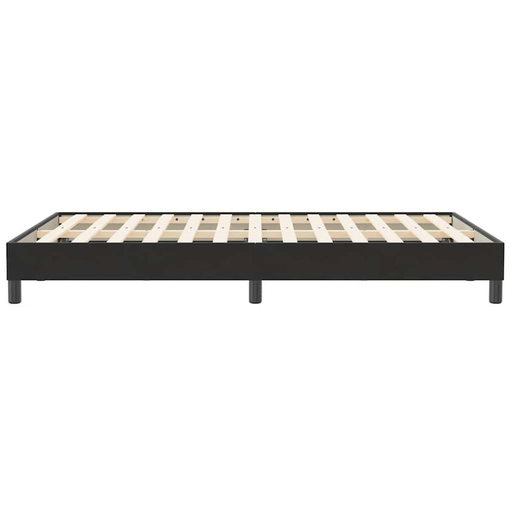 kontinentalseng uden madras 120x210 cm fløjl sort