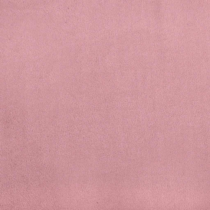 kontinentalseng uden madras 120x210 cm fløjl lyserød