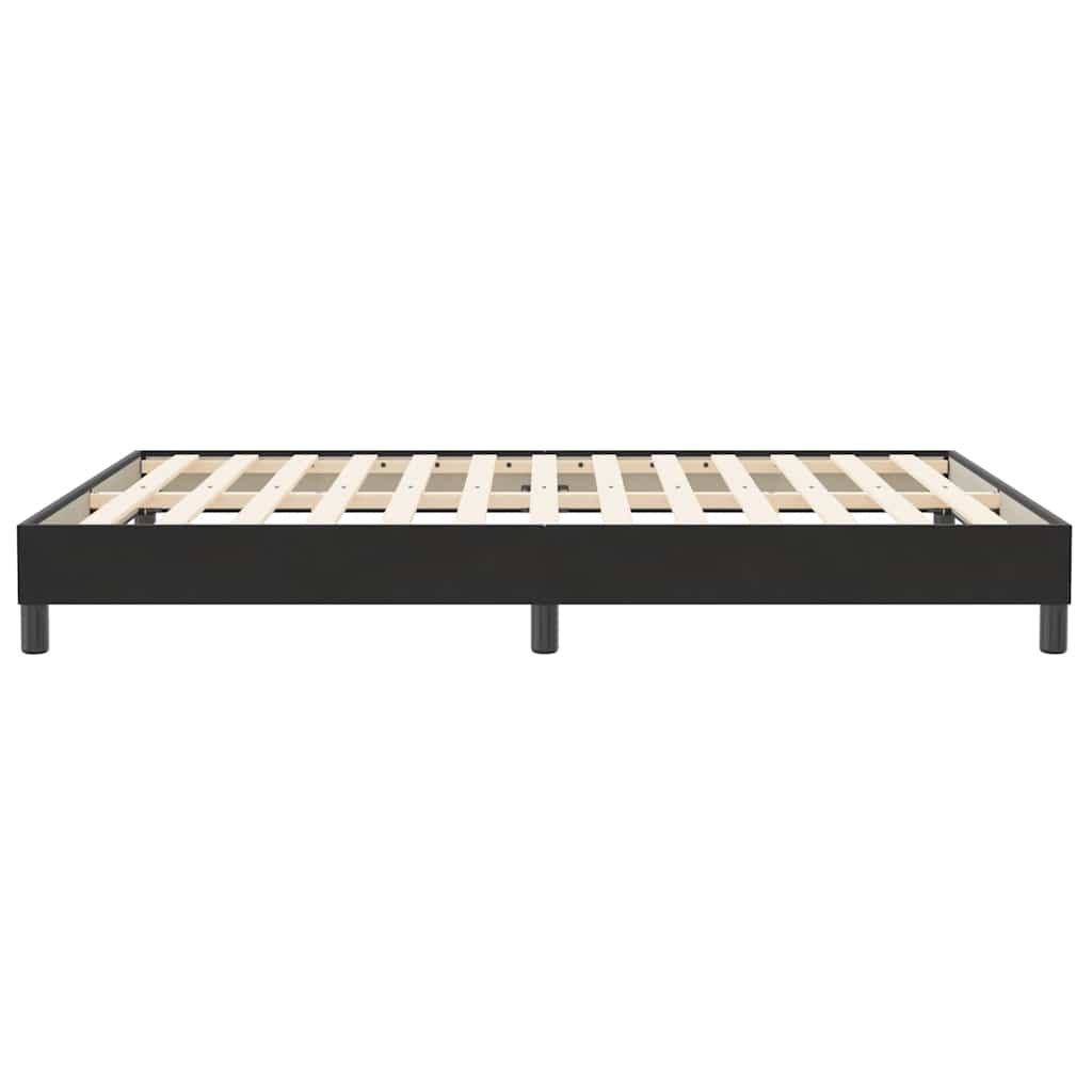 kontinentalseng uden madras 140x210 cm fløjl sort