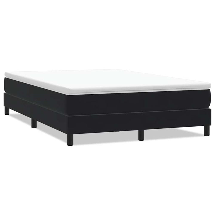 kontinentalseng uden madras 160x210 cm fløjl sort