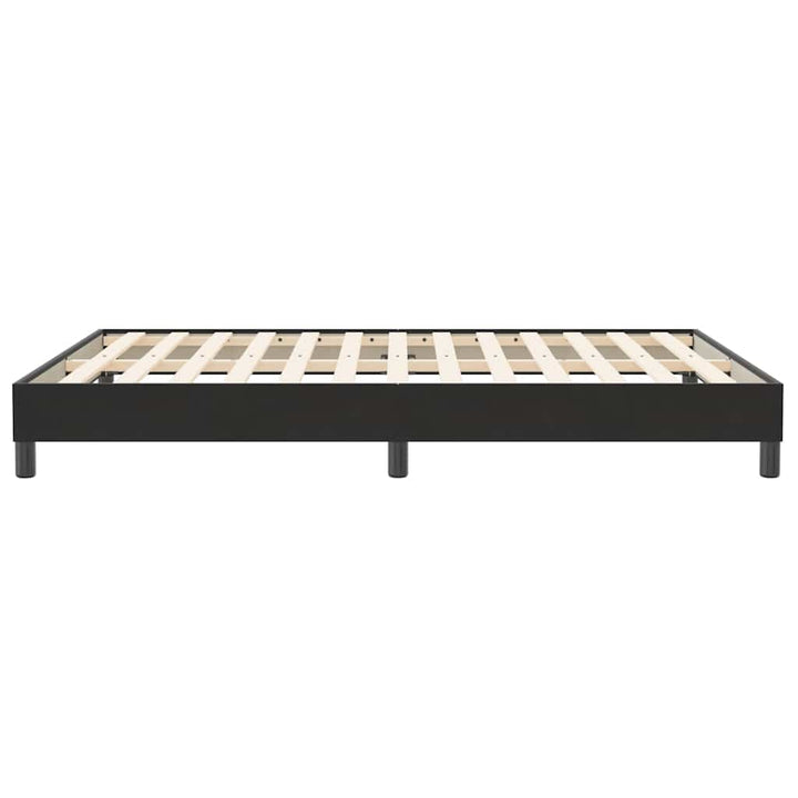 kontinentalseng uden madras 160x210 cm fløjl sort