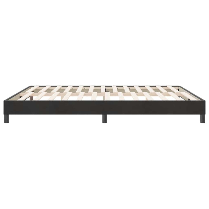 kontinentalseng uden madras 180x210 cm fløjl sort