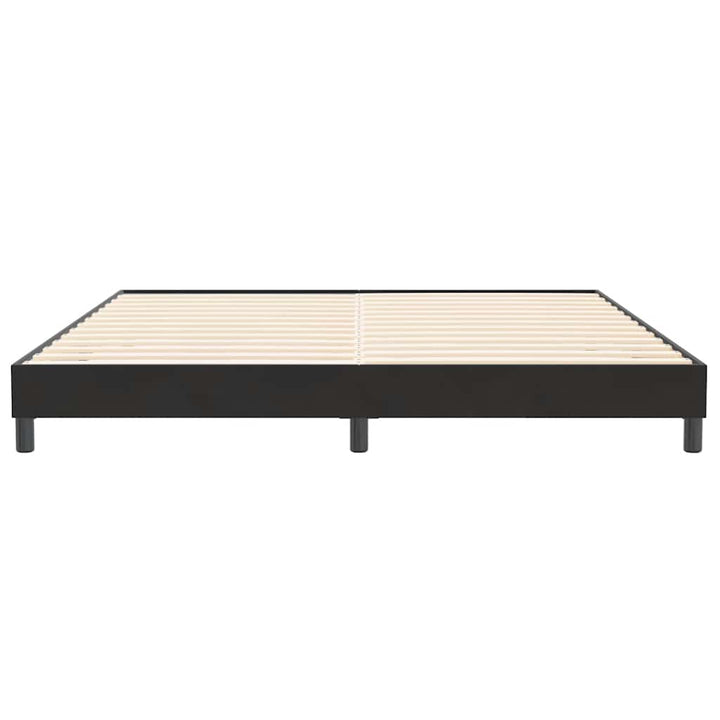 kontinentalseng uden madras 200x210 cm fløjl sort