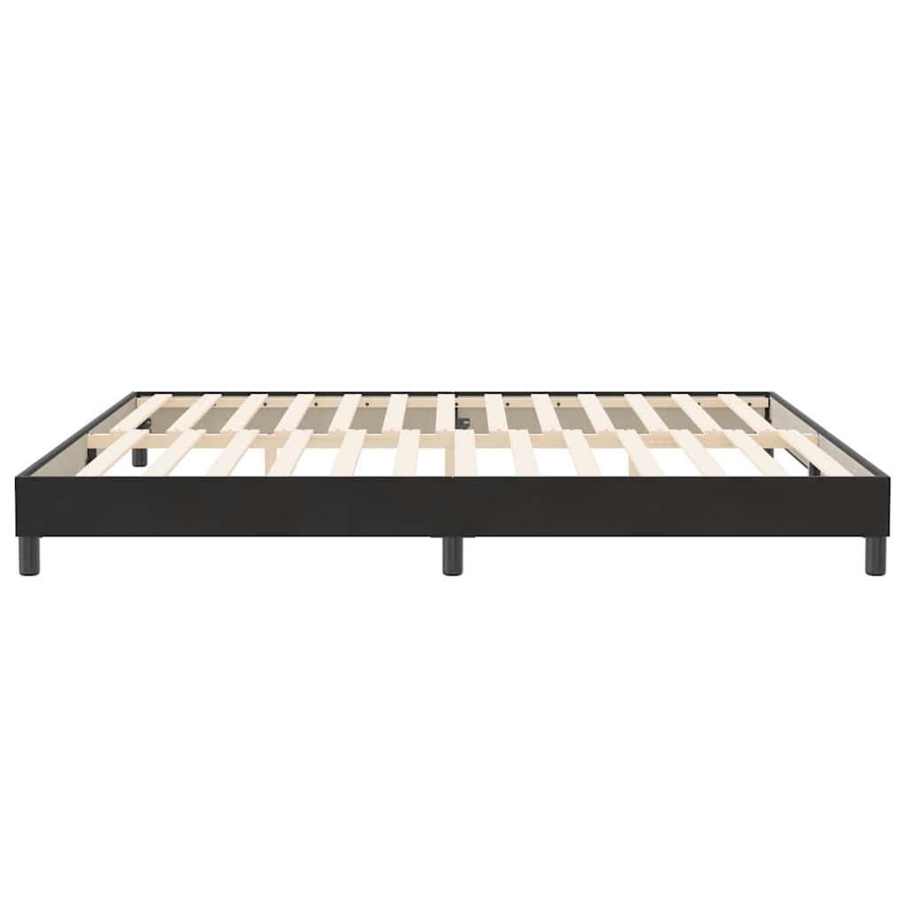 kontinentalseng uden madras 200x210 cm fløjl sort