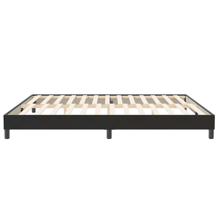 kontinentalseng uden madras 200x210 cm fløjl sort