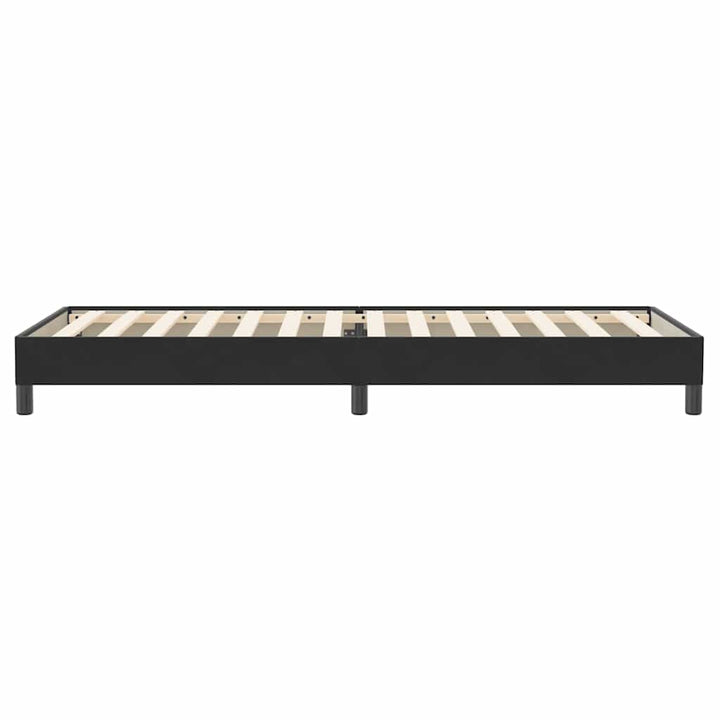 kontinentalseng uden madras 80x220 cm fløjl sort